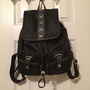 Bebe Black Backpack Pocketbook